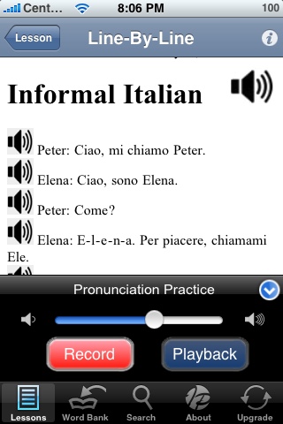 Free Pocket Italian - Beginner free app screenshot 2
