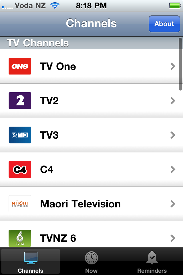 TV Listing free app screenshot 1