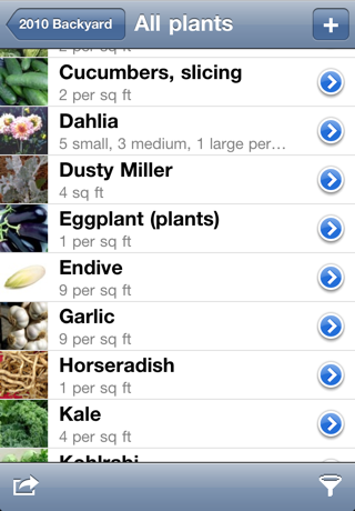 Garden Tracker free app screenshot 2