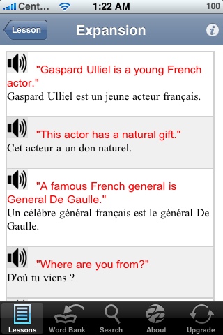 Free Pocket French - Beginner free app screenshot 4