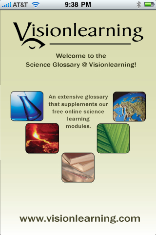 Science Glossary free app screenshot 1