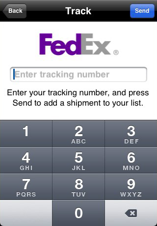 FedEx Mobile for iPhone free app screenshot 4