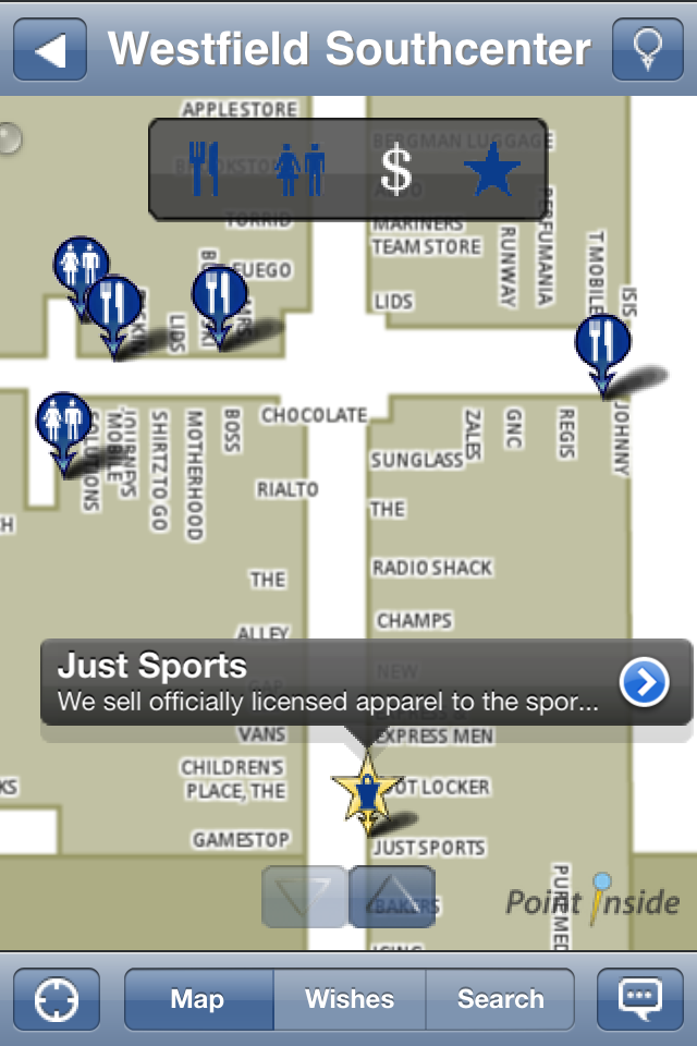 Point Inside Maps for Airports & Malls free app screenshot 2