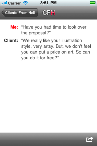 Clients From Hell Free free app screenshot 2
