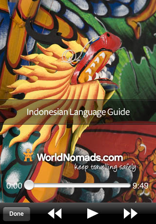 World Nomads Indonesian Language Guide free app screenshot 1