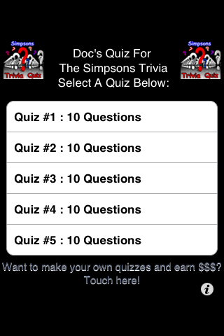 The Simpsons Trivia - FREE free app screenshot 1