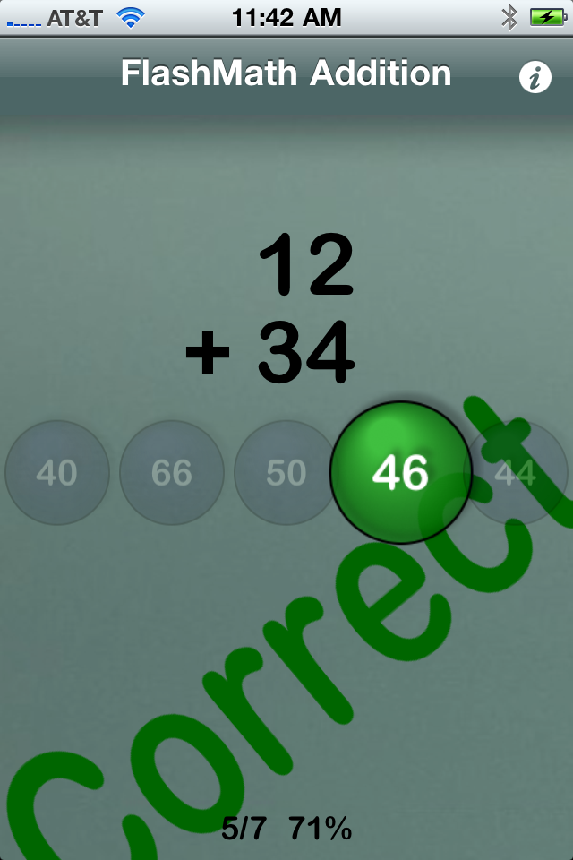 FlashMath Addition free app screenshot 2