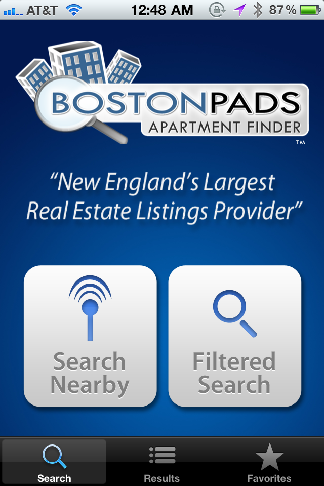 Boston Apartment Finder free app screenshot 1