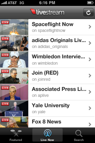 Livestream Viewer free app screenshot 3