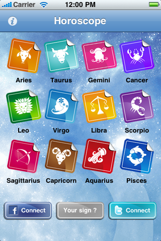 Horoscope.fr free app screenshot 1
