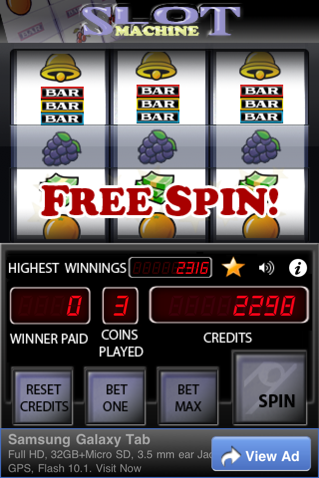 Slot Machine free app screenshot 3