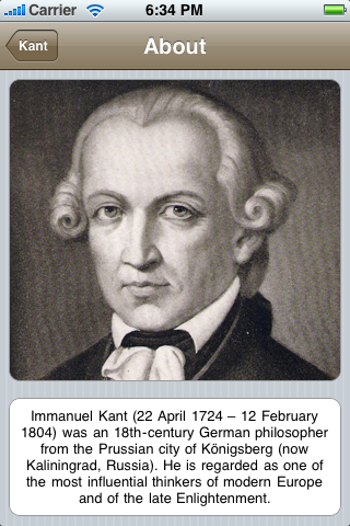 immanuel kant famous works