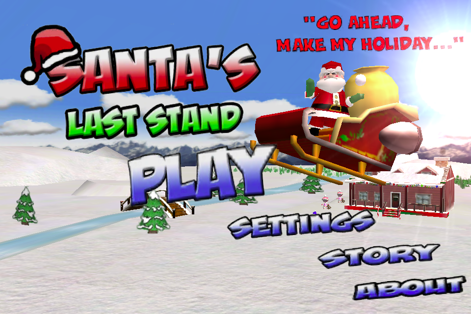 Santa's Last Stand Lite free app screenshot 1
