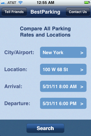 Best Parking - Compare Prices, Rates, Spots, and Locations for City and Airport Garages and Lots free app screenshot 1
