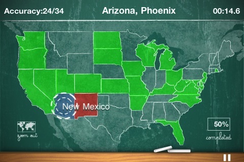 GeoMaster - US States free app screenshot 4