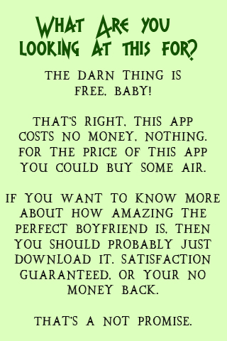 A Perfect Boyfriend Lite - Hear Him Talk! free app screenshot 4