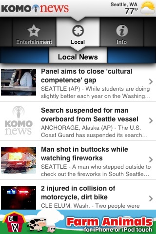 KOMO Mobile Local News free app screenshot 1