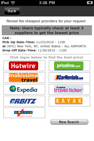 Compare Bookings free app screenshot 4