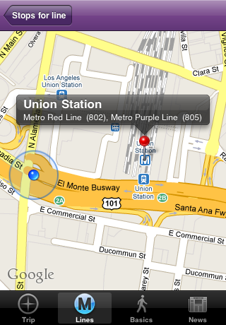 Go Metro - Los Angeles free app screenshot 3