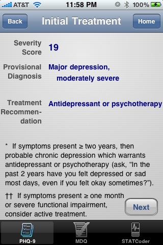 STAT Depression Screener free app screenshot 3
