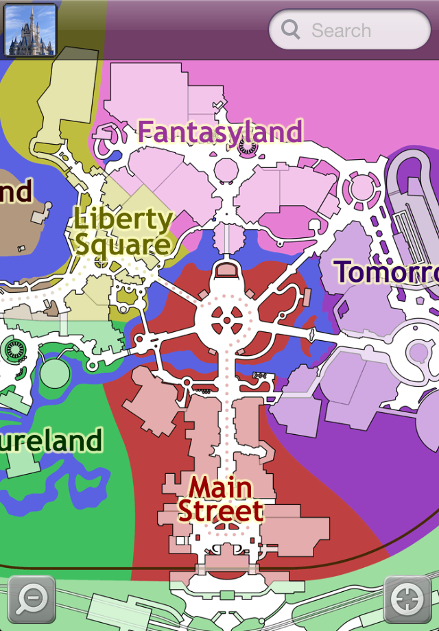Disney World Maps Free free app screenshot 3