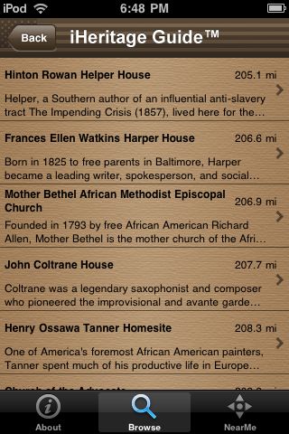 iHeritage Guide free app screenshot 2