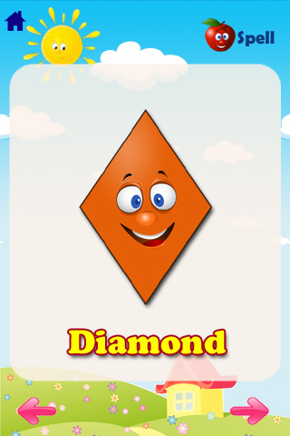 Acute Shapes Flashcards Kids Games Free Lite free app screenshot 3