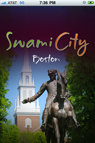 SwamiCity Boston free app screenshot 1