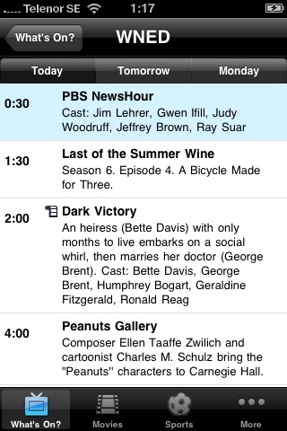 TV-Guide USA free app screenshot 3