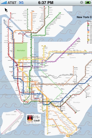 NYC Subway Map free app screenshot 3