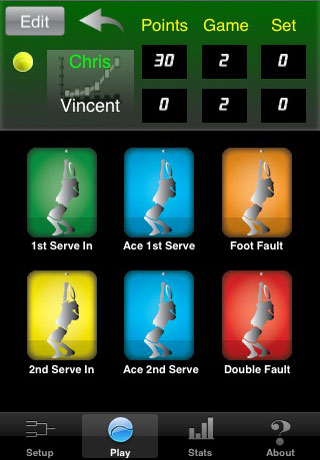 Tennis Trakker Lite free app screenshot 1
