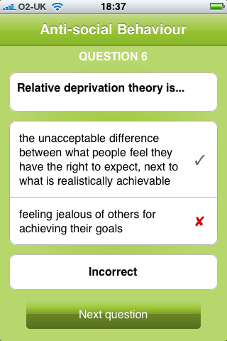 Psychology A Level Examstutor (Login Version) free app screenshot 2