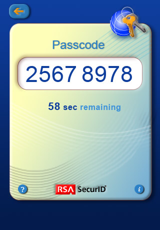 RSA SecurID Software Token free app screenshot 1