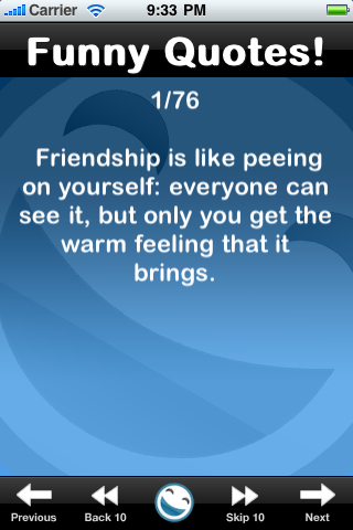 Funny Quotes (FREE) free app screenshot 2