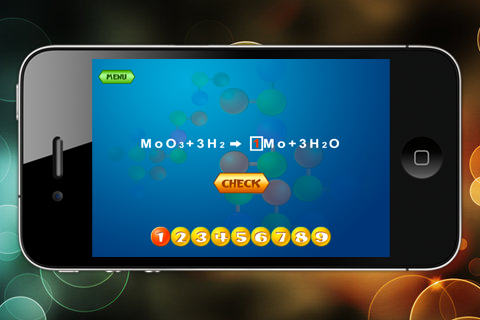 Chemistry Game HD Lite free app screenshot 2