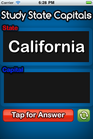 Study State Capitals (FREE) free app screenshot 1