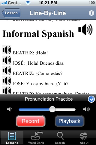 Free Pocket Spanish - Elementary free app screenshot 2