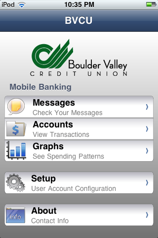 Boulder Valley CU Mobile Banking free app screenshot 1