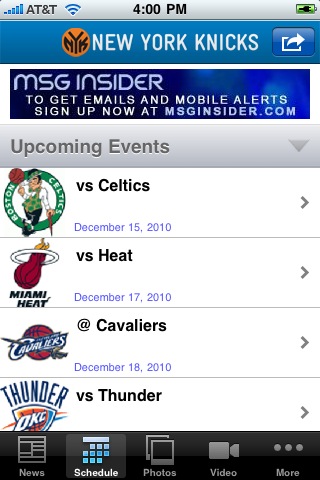 Official New York Knicks free app screenshot 3