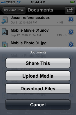 ZumoDrive free app screenshot 4