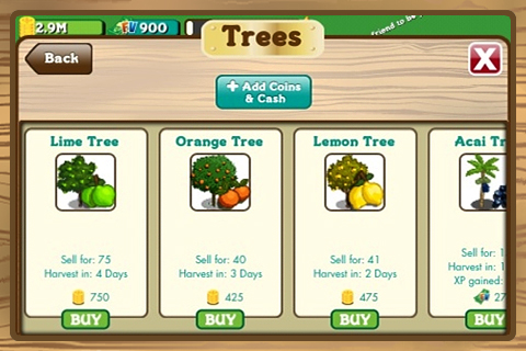 FarmVille by Zynga free app screenshot 4