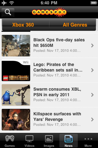 GameSpot free app screenshot 3