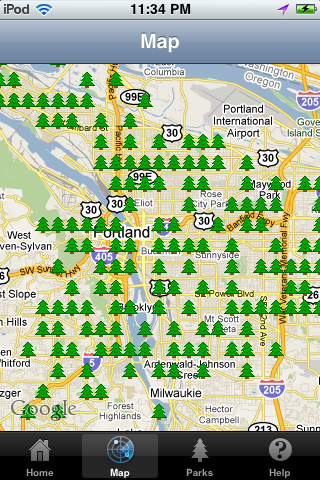 Portland Parks free app screenshot 2