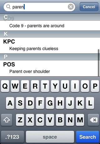 NetAware IMportant SMSlang for Parents free app screenshot 2