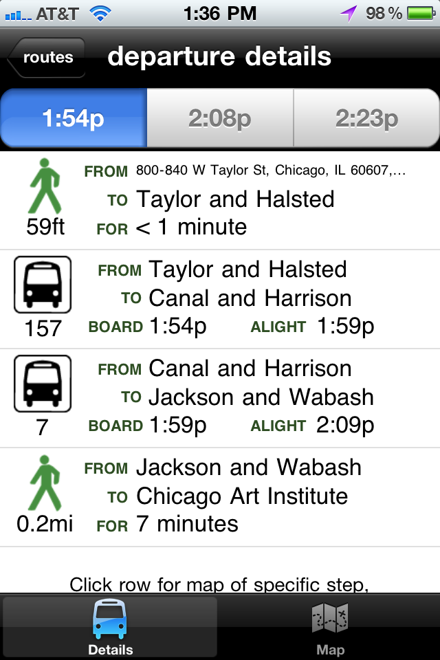 TransitGenie Chicago free app screenshot 4