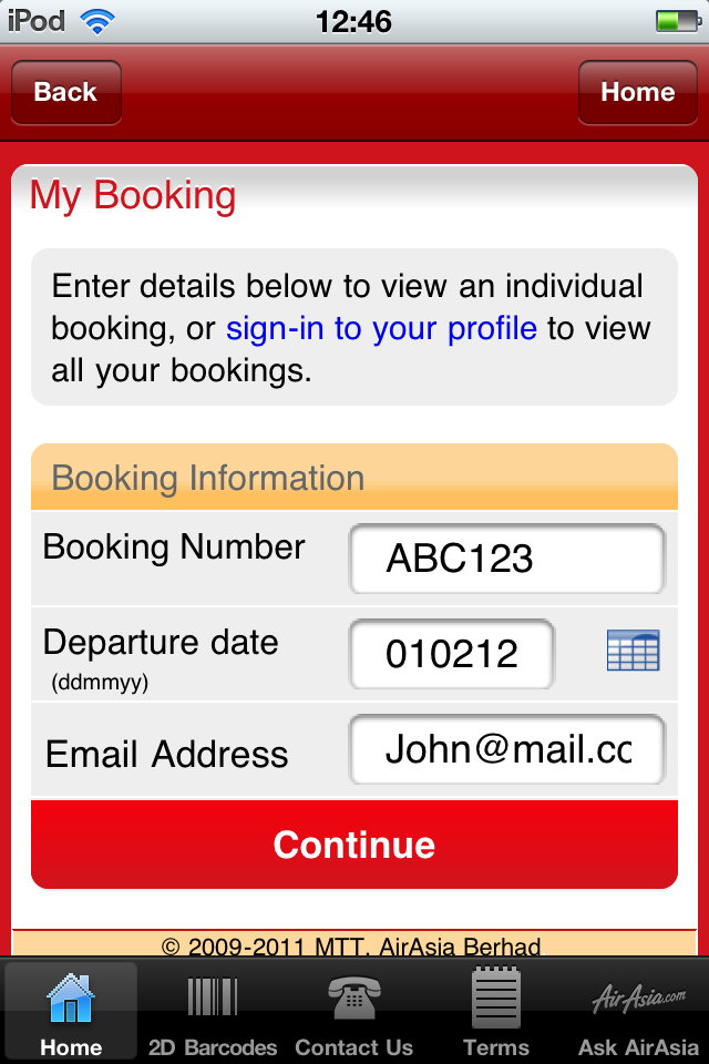AirAsia free app screenshot 2