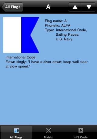 Signal Flags Info free app screenshot 2