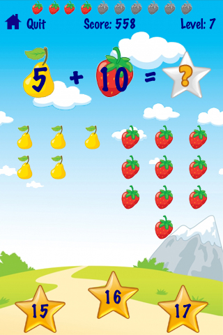 Kids Math Ace Games  Lite Free free app screenshot 2