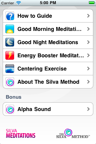 Guided Meditation & Deep Relaxation Audio by the Silva Method free app screenshot 2