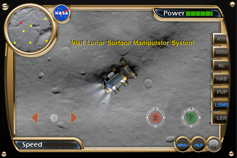 NASA Lunar Electric Rover Simulator free app screenshot 1